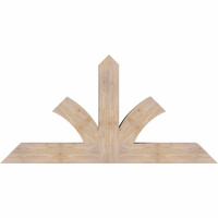 60"W x 30"H x 5 1/2"D x 5 1/2"F, 12/12 Pitch, Richland Smooth Timber Gable Bracket, Douglas Fir