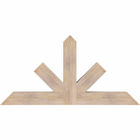 60"W x 30"H x 5 1/2"D x 5 1/2"F, 12/12 Pitch, Saratoga Smooth Timber Gable Bracket, Douglas Fir