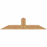60"W x 15"H x 5 1/2"D x 5 1/2"F, 06/12 Pitch, Portland Smooth Timber Gable Bracket, Western Red Cedar