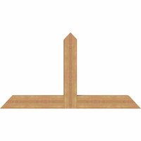 60"W x 32"H x 5 1/2"D x 5 1/2"F, 13/12 Pitch, Portland Smooth Timber Gable Bracket, Western Red Cedar