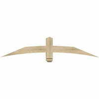 60"W x 12"H x 04"D x 4"F, 05/12 Pitch, Bellingham Rough Sawn Timber Gable Bracket, Douglas Fir