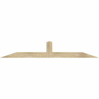 72"W x 12"H x 04"D x 4"F, 04/12 Pitch, Portland Rough Sawn Timber Gable Bracket, Douglas Fir
