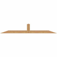 72"W x 12"H x 3 1/2"D x 3 1/2"F, 04/12 Pitch, Portland Smooth Timber Gable Bracket, Western Red Cedar