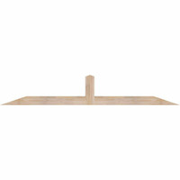 72"W x 12"H x 3 1/2"D x 3 1/2"F, 04/12 Pitch, Portland Smooth Timber Gable Bracket, Douglas Fir