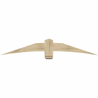 72"W x 12"H x 04"D x 6"F, 04/12 Pitch, Bellingham Rough Sawn Timber Gable Bracket, Douglas Fir