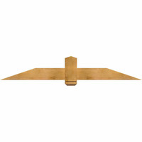 72"W x 12"H x 04"D x 6"F, 04/12 Pitch, Eugene Rough Sawn Timber Gable Bracket, Western Red Cedar
