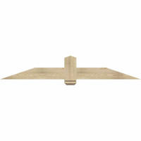 72"W x 12"H x 04"D x 6"F, 04/12 Pitch, Eugene Rough Sawn Timber Gable Bracket, Douglas Fir