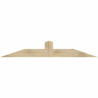 72"W x 12"H x 04"D x 6"F, 04/12 Pitch, Portland Rough Sawn Timber Gable Bracket, Douglas Fir