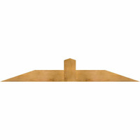 72"W x 12"H x 04"D x 6"F, 04/12 Pitch, Portland Rough Sawn Timber Gable Bracket, Western Red Cedar