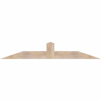 72"W x 12"H x 3 1/2"D x 5 1/2"F, 04/12 Pitch, Portland Smooth Timber Gable Bracket, Douglas Fir