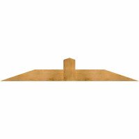 72"W x 12"H x 06"D x 6"F, 04/12 Pitch, Portland Rough Sawn Timber Gable Bracket, Western Red Cedar