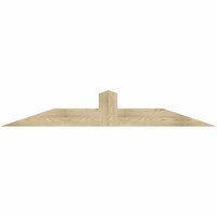 72"W x 12"H x 06"D x 6"F, 04/12 Pitch, Portland Rough Sawn Timber Gable Bracket, Douglas Fir