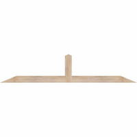 72"W x 15"H x 3 1/2"D x 3 1/2"F, 05/12 Pitch, Portland Smooth Timber Gable Bracket, Douglas Fir