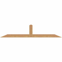 72"W x 15"H x 3 1/2"D x 3 1/2"F, 05/12 Pitch, Portland Smooth Timber Gable Bracket, Western Red Cedar