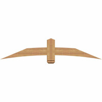 72"W x 15"H x 3 1/2"D x 5 1/2"F, 05/12 Pitch, Bellingham Smooth Timber Gable Bracket, Western Red Cedar