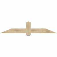 72"W x 15"H x 04"D x 6"F, 05/12 Pitch, Eugene Rough Sawn Timber Gable Bracket, Douglas Fir