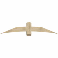 72"W x 15"H x 06"D x 6"F, 05/12 Pitch, Bellingham Rough Sawn Timber Gable Bracket, Douglas Fir