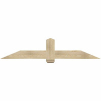 72"W x 15"H x 06"D x 6"F, 05/12 Pitch, Eugene Rough Sawn Timber Gable Bracket, Douglas Fir