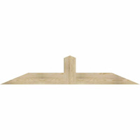 72"W x 15"H x 06"D x 6"F, 05/12 Pitch, Portland Rough Sawn Timber Gable Bracket, Douglas Fir