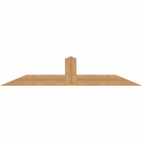 72"W x 15"H x 5 1/2"D x 5 1/2"F, 05/12 Pitch, Portland Smooth Timber Gable Bracket, Western Red Cedar