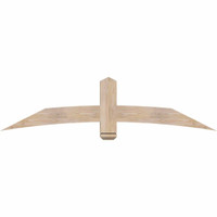 72"W x 18"H x 3 1/2"D x 5 1/2"F, 06/12 Pitch, Bellingham Smooth Timber Gable Bracket, Douglas Fir