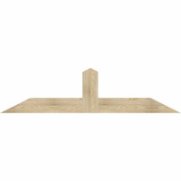72"W x 18"H x 04"D x 6"F, 06/12 Pitch, Portland Rough Sawn Timber Gable Bracket, Douglas Fir