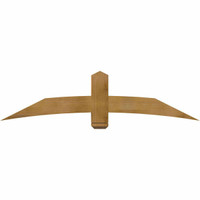 72"W x 18"H x 06"D x 6"F, 06/12 Pitch, Bellingham Rough Sawn Timber Gable Bracket, Western Red Cedar