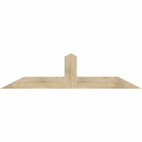 72"W x 18"H x 06"D x 6"F, 06/12 Pitch, Portland Rough Sawn Timber Gable Bracket, Douglas Fir