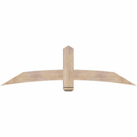 72"W x 21"H x 3 1/2"D x 5 1/2"F, 07/12 Pitch, Bellingham Smooth Timber Gable Bracket, Douglas Fir