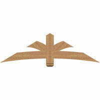 72"W x 21"H x 3 1/2"D x 5 1/2"F, 07/12 Pitch, Davenport Smooth Timber Gable Bracket, Western Red Cedar
