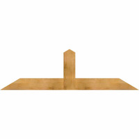 72"W x 21"H x 04"D x 6"F, 07/12 Pitch, Portland Rough Sawn Timber Gable Bracket, Western Red Cedar
