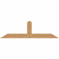 72"W x 21"H x 3 1/2"D x 5 1/2"F, 07/12 Pitch, Portland Smooth Timber Gable Bracket, Western Red Cedar