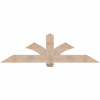 72"W x 21"H x 3 1/2"D x 5 1/2"F, 07/12 Pitch, Redmond Smooth Timber Gable Bracket, Douglas Fir