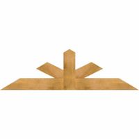 72"W x 21"H x 04"D x 6"F, 07/12 Pitch, Saratoga Rough Sawn Timber Gable Bracket, Western Red Cedar