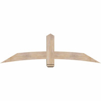 72"W x 21"H x 5 1/2"D x 5 1/2"F, 07/12 Pitch, Bellingham Smooth Timber Gable Bracket, Douglas Fir