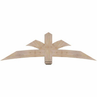 72"W x 21"H x 5 1/2"D x 5 1/2"F, 07/12 Pitch, Davenport Smooth Timber Gable Bracket, Douglas Fir