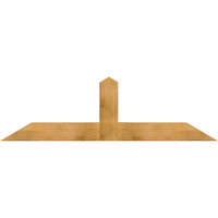 72"W x 21"H x 06"D x 6"F, 07/12 Pitch, Portland Rough Sawn Timber Gable Bracket, Western Red Cedar