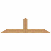 72"W x 21"H x 5 1/2"D x 5 1/2"F, 07/12 Pitch, Portland Smooth Timber Gable Bracket, Western Red Cedar