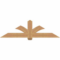72"W x 21"H x 5 1/2"D x 5 1/2"F, 07/12 Pitch, Redmond Smooth Timber Gable Bracket, Western Red Cedar