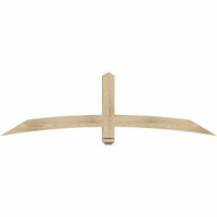 72"W x 21"H x 04"D x 4"F, 07/12 Pitch, Bellingham Rough Sawn Timber Gable Bracket, Douglas Fir