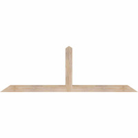 72"W x 24"H x 3 1/2"D x 3 1/2"F, 08/12 Pitch, Portland Smooth Timber Gable Bracket, Douglas Fir