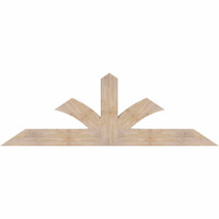 72"W x 24"H x 3 1/2"D x 5 1/2"F, 08/12 Pitch, Richland Smooth Timber Gable Bracket, Douglas Fir