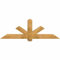 72"W x 24"H x 5 1/2"D x 5 1/2"F, 08/12 Pitch, Kennewick Smooth Timber Gable Bracket, Western Red Cedar