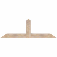 72"W x 24"H x 5 1/2"D x 5 1/2"F, 08/12 Pitch, Portland Smooth Timber Gable Bracket, Douglas Fir