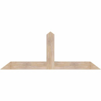 72"W x 27"H x 5 1/2"D x 5 1/2"F, 09/12 Pitch, Portland Smooth Timber Gable Bracket, Douglas Fir