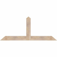 72"W x 30"H x 3 1/2"D x 5 1/2"F, 10/12 Pitch, Portland Smooth Timber Gable Bracket, Douglas Fir