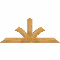 72"W x 30"H x 04"D x 6"F, 10/12 Pitch, Richland Rough Sawn Timber Gable Bracket, Western Red Cedar