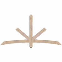72"W x 36"H x 3 1/2"D x 3 1/2"F, 12/12 Pitch, Alberta Smooth Timber Gable Bracket, Douglas Fir