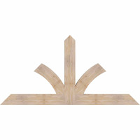 72"W x 36"H x 3 1/2"D x 5 1/2"F, 12/12 Pitch, Richland Smooth Timber Gable Bracket, Douglas Fir