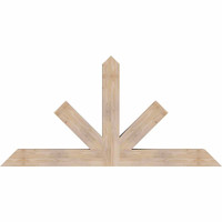 72"W x 36"H x 5 1/2"D x 5 1/2"F, 12/12 Pitch, Saratoga Smooth Timber Gable Bracket, Douglas Fir